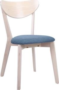 Dining chair RAY White Wash/Ocean