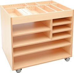 Kunstitarvete kapp ratastel
