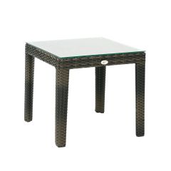 Abilaud WICKER 50x50xH45cm, tumepruun