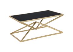 Diivanilaud Glam, must/kuld
