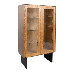 Vitriinkapp VALENCIA 90x45xH160cm, tamm