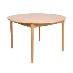 Söögilaud TROYES D100+32xH75cm, tamm
