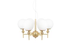 Laelamp Astrid 50, messing/valge