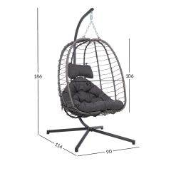 Ripptool GRANVIN 92x98xH189cm, tumehall