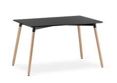 Söögilaud Adria 80x120 cm, must