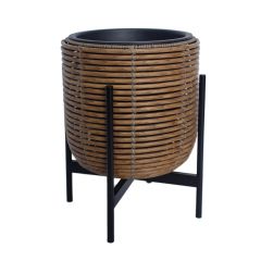 Lillepott WICKER alusega 30x30xH38cm, pr