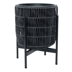 Lillepott WICKER alusega 38x38xH49cm, mu