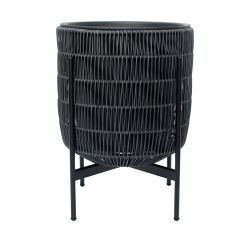 Lillepott WICKER alusega 30x30xH38cm, mu