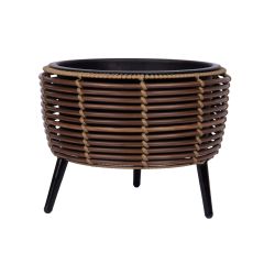 Lillepott WICKER 36x36xH27cm, pruun