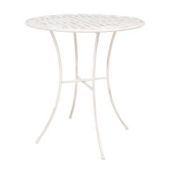 Laud JASMINE D70xH75cm, antiikvalge meta