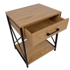 Abilaud/öökapp HEDVIG 48x40xH60cm, saar/