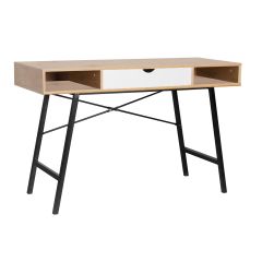 Kirjutuslaud STUDY 120x48xH76cm, tamm/pr