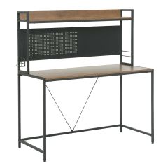 Töölaud LIVY 124x60xH136cm, pruun
