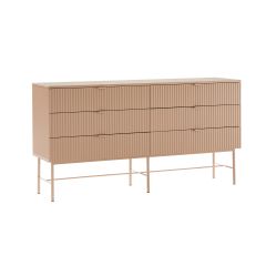 Kummut SEQUENCE 158x40xH83cm, cappuccino