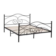 Metallvoodi MISTRAL 160x200cm, must