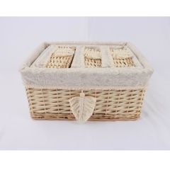 Korv WILLI TASSEL 42x32xH19cm