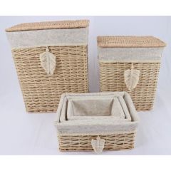 Korv WILLI TASSEL 40x31xH17cm
