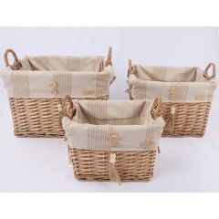 Korv WILLI STRIPE 29x19xH22cm