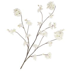 KUNSTLILL CHERRY 611499 126CM VALGE
