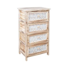 Kummut KASEKE 4-sahtliga 40x29x73cm, nat