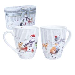 Kruusid MIA SNOW H10,5cm 340ml, 2tk kink