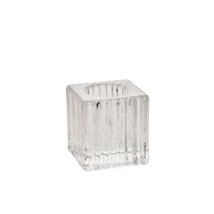 Küünlahoidja GELSA 4x4xH4cm, klaas