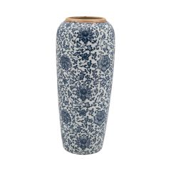 Vaas TITAN STONE D17xH34cm, sinine lill