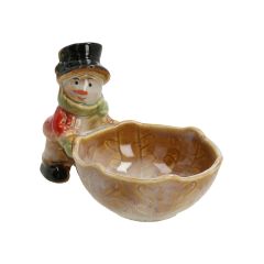Dekoratsioon AMY SNOWMAN 16x10x9.5cm