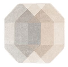 Vaip DIXIE CARVED-3, 200x200cm, hall/bee