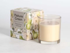 Küünal NATURE GREEN H9,5cm, French Pear