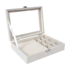 Ehtekarp SEZANE 20x15x4,5cm, valge