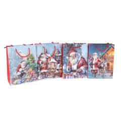 Kinkekott SANTA S, 18x24x8,5cm, mix