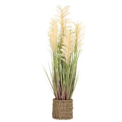 Kunsttaim IN GARDEN H87cm, beež sorgo, r