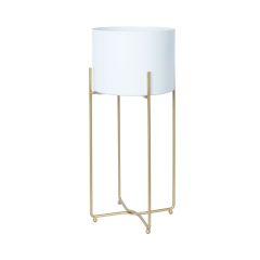 Lillepostament DEIA WHITE L 24,5x23,5xH5