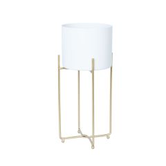 Lillepostament DEIA WHITE M 21,5x20,5xH4