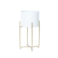 Lillepostament DEIA WHITE S 19,5x18xH37c