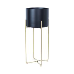 Lillepostament DEIA BLACK L 24,5x23,5xH5
