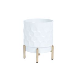 Lillepotiümbris DEIA D15xH20cm, valge/ku