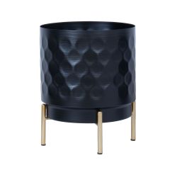 Lillepotiümbris DEIA D21xH26cm, must/kul