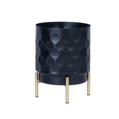 Lillepotiümbris DEIA D18xH24cm, must/kul