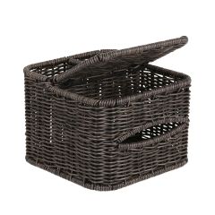 Tops BASILE 18x18xH13,5cm, tumepruun