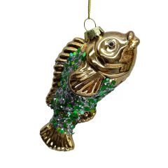 Jõuluehe JOY GOLDFISH 11.8cm, klaas