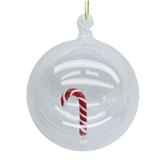 Jõuluehe JOY CANDY GLASS D8cm, klaas