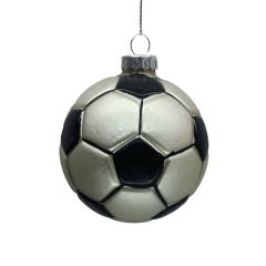 Jõuluehe JOY FOOTBALL D7.5cm, klaas