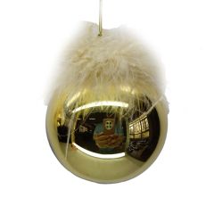Jõuluehe JOY GOLDY D10cm, klaas