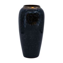 Vaas TITAN STONE D17xH32cm, must/hall