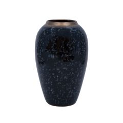 Vaas TITAN STONE D17xH27cm, must/hall