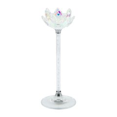 Küünlajalg CHANLE H21cm, läikega lill