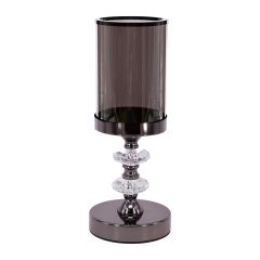 Küünlajalg CHANLE H30,5cm magnetiga, tumehall