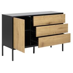 Kummut SEAFORD 120x40xH82cm, tamm